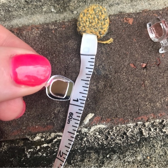 New Handmade Wineglass Studs in White - Picture 6 of 7